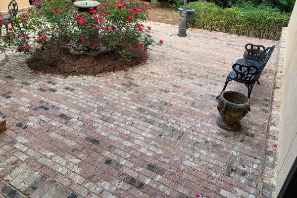 Power Washing Patio Pavers